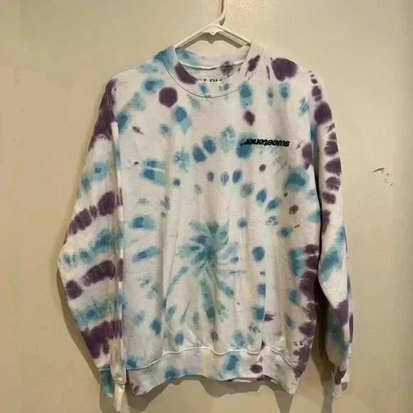 Ariana Grande Sweetener Tour Leg 3 Live in Concert Tie Dye Crewneck Swea… - Picture 3 of 7